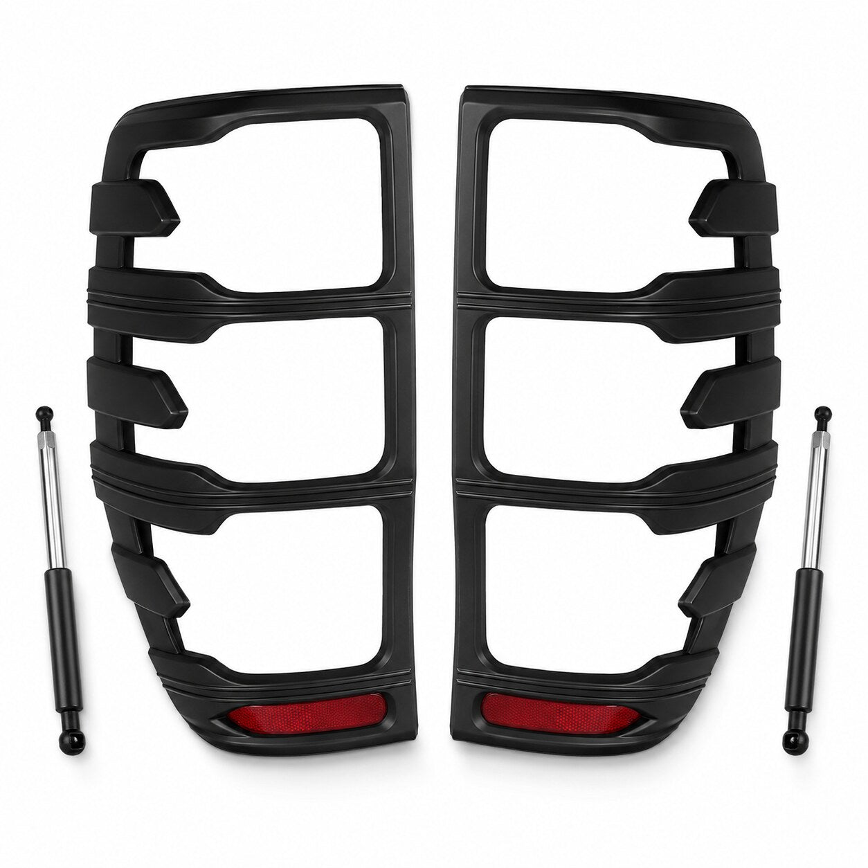 Black Tail Light Covers for Ford Ranger 2012–2021