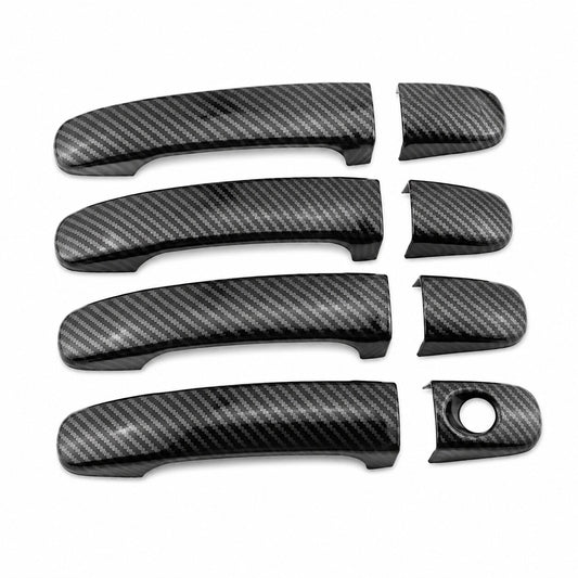 Carbon Look Door Handle Covers for Ford Ranger 2011–2021