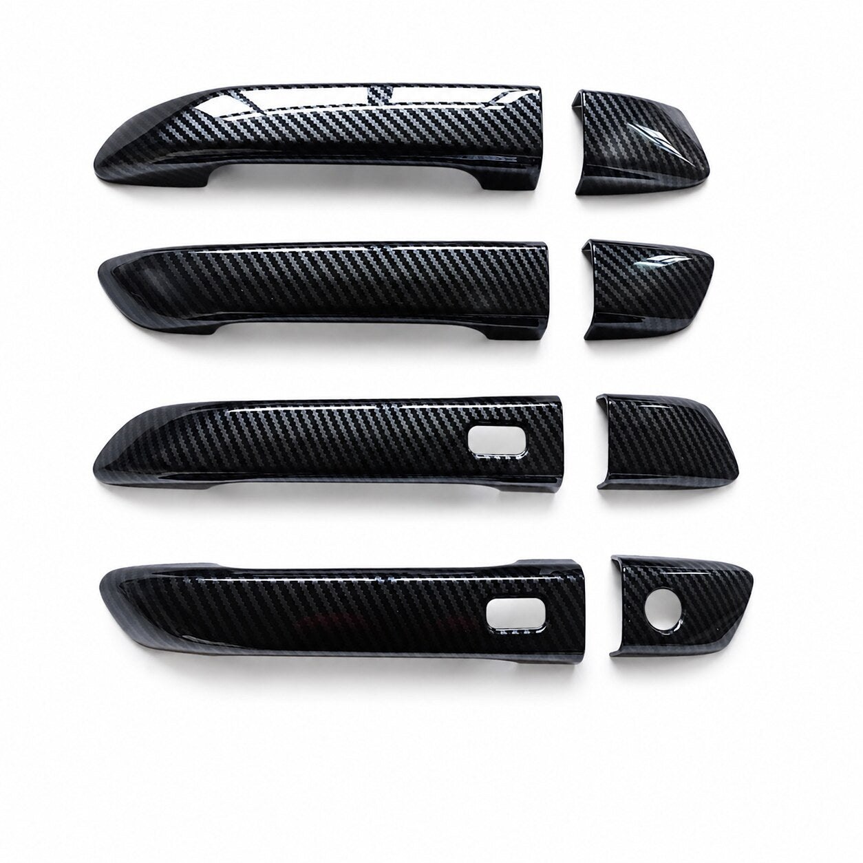 Carbon Look Door Handle Covers for Isuzu D-MAX & MU-X 2020–2024