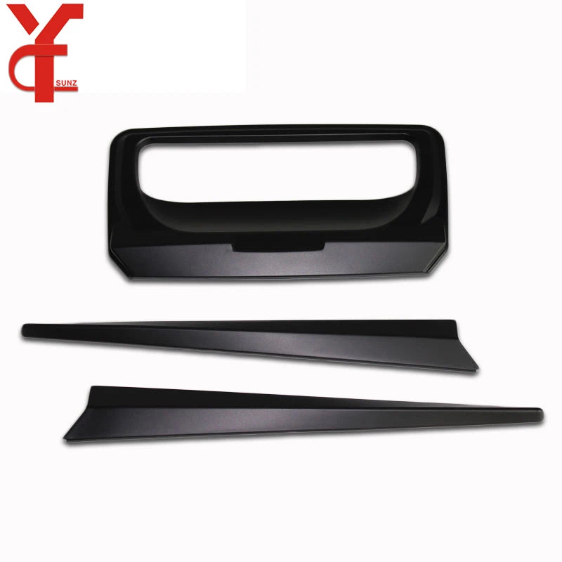 LEAP Tailgate Rear Handle Bowl For Ford Ranger Wildtrak T6 T7 T8 2012 2013 2014 2015 2016 2017 2018 2019 2020 2021 accessories – Black, Rear - 2