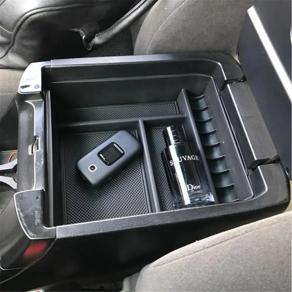 LEAP Car Armrest Storage Box Tray For Toyota Land Cruiser Prado 120 150 FJ120 KDJ 120 125 2004 2005 2006 2007 2008 2009 Accessories - 1