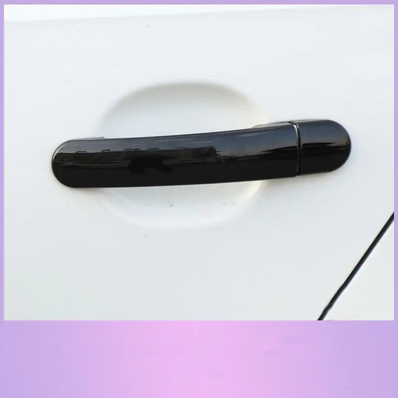 LEAP VW Polo 2010 2011 2012 2013 2014 2015 2016 2017 Black Chrome Car Door Handle Covers Car Accessories Styling Stickers – silver 0 keyhole - 3