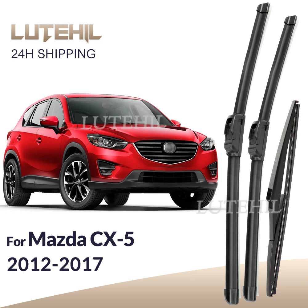 LEAP Mazda CX-5 KE 2012-2017 2013 2014 2015 2016 Wiper Front & Rear Wiper Blades Windshield Windscreen Window Brushes 24"+18"+14" – 3PCS - 1