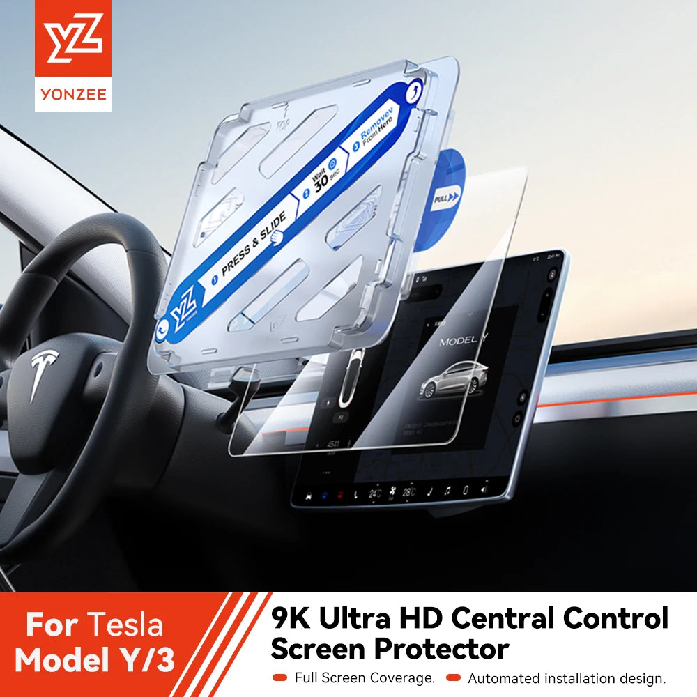 LEAP YZ Tempered Glass Screen Protector For Tesla Model 3 Y Center Console Anti Glare HD Film Protection Screen Protecto Accessories – Highland - 1