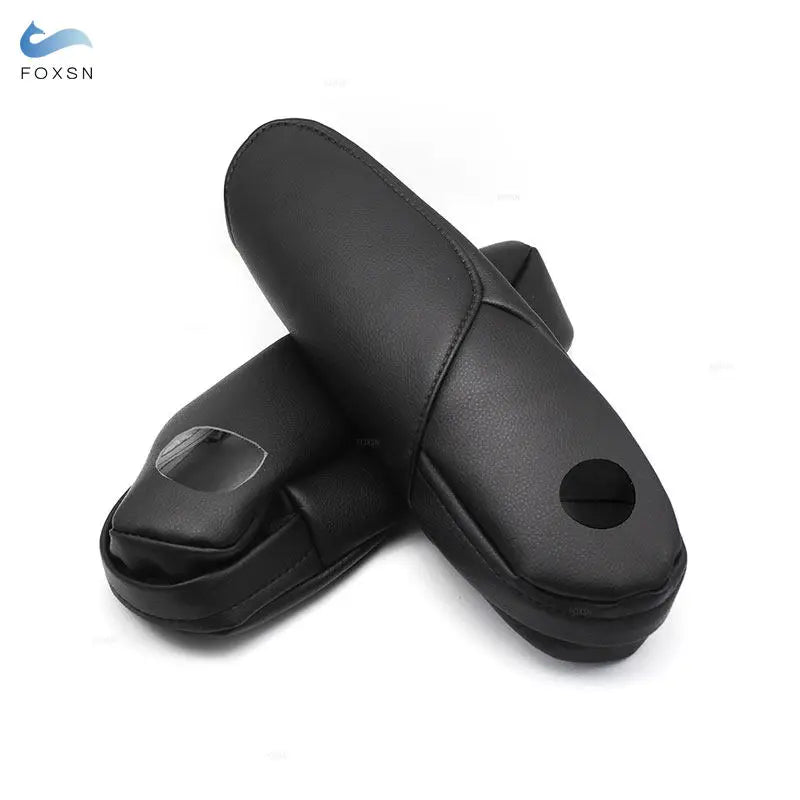 LEAP Seat Armrest Cover For Honda CRV 2007 2008 2009 Black Microfiber Leather Right & Left Car Side Seat Armrest Handle Cover Trim - 2