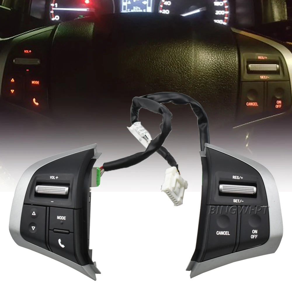 LEAP For Isuzu D-Max 2015-2019 MU-X For Chevrolet Dmax 2019 Steering Wheel Switch Cruise Audio Volume Remote Control Button – left - 1