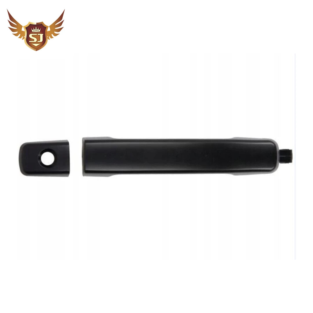 LEAP Exterior Door Handle for Nissan QASHQAI 2011 NAVARA 05-15 D40 NP300 PATHFINDER TERRANO 05-12 chrome and black Smooth surface – Black, Front - 3