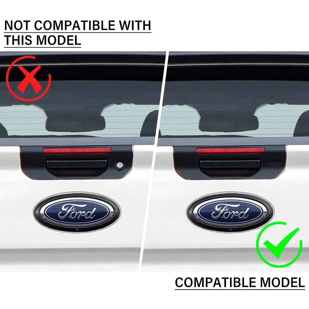 LEAP Tailgate Handle Cover Without keyhole Rear Door Handle Cover For Ford Ranger T9 2023 2024 XLT XLS XL Next Generation Accessories – tail - 3