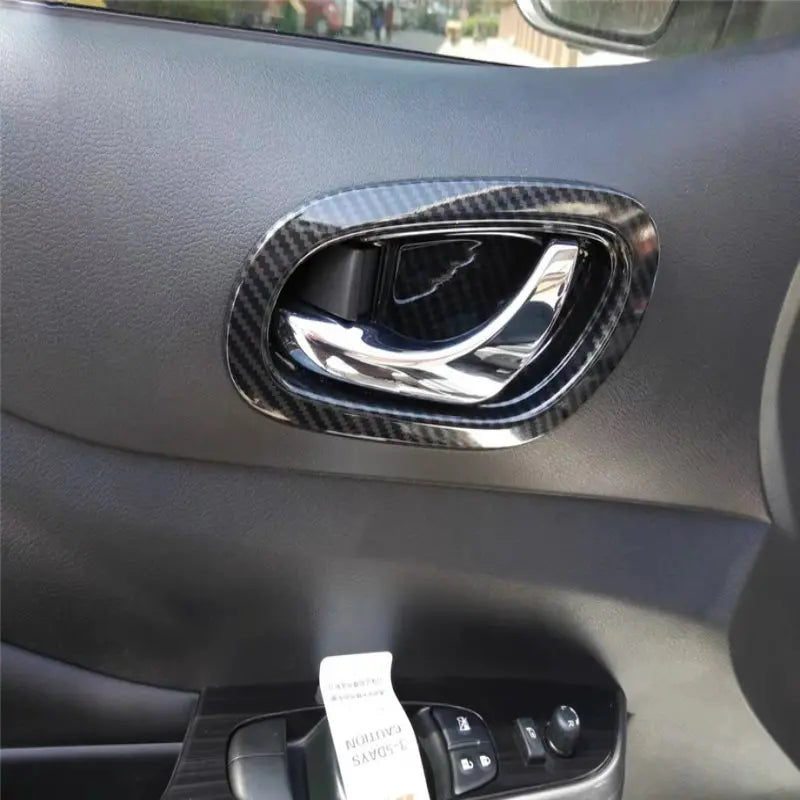 LEAP Nissan Navara NP300 ST 2014-2020 MT AT Gear Shift Panel Door Handle Air Vent Window Switch Cover Trim Interior Accessories – gear shift konb - 3