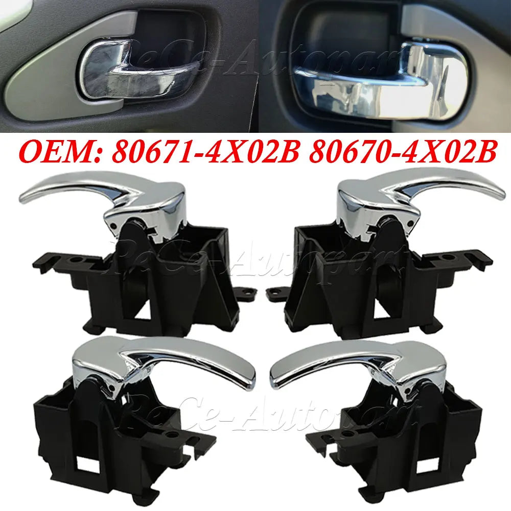 LEAP 806704X02B For Nissan Navara D40 Pathfinder 2004-2014 Inner Door Handle Left Right Front Rear 80671-4X02B 806714X02B 80670-4X02B – Rear Left - 1