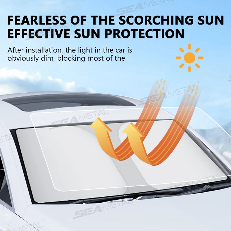 LEAP Size L Foldable Windscreen Sunshade - product view 3