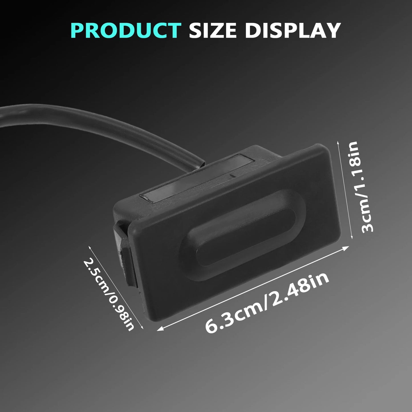 LEAP GS2A-62-4B0B Mazda 6 tailgate release switch view 3
