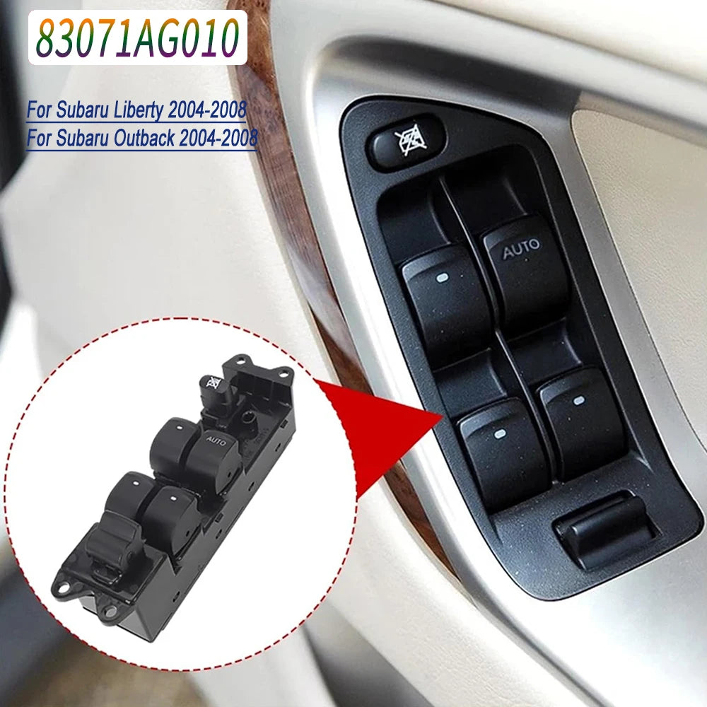 LEAP RHD Master Power Window Switch 83071AG010 for Subaru Legacy Outback 2004–2008 product view 1