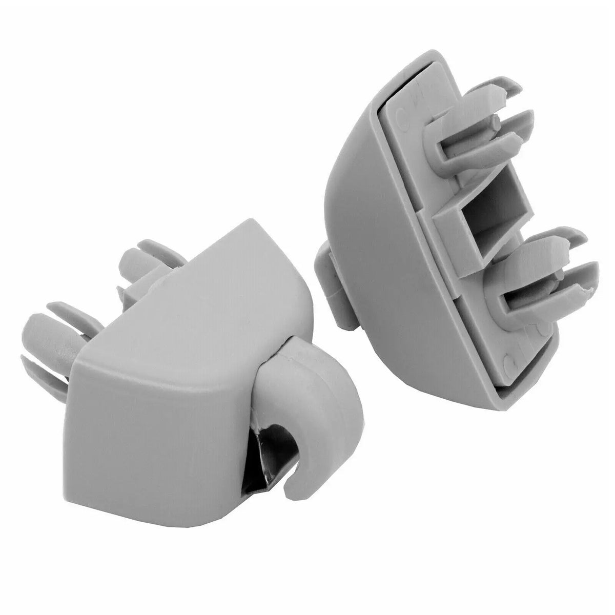 LEAP Grey Sun Visor Clip Pair for Selected VW Audi Skoda Models - detail 1