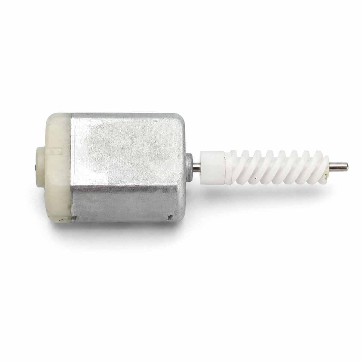 Mazda left door lock actuator motor with white worm gear