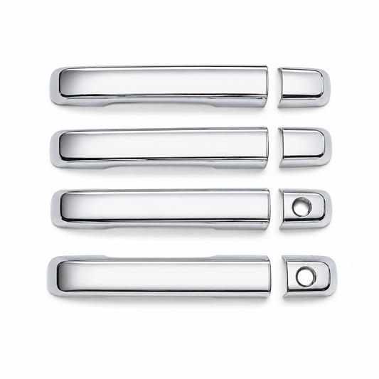Chrome exterior door handle covers for Isuzu D-MAX 2012 to 2018