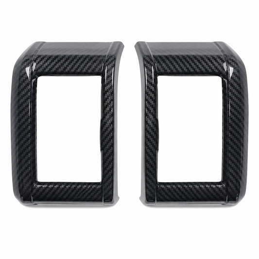 Carbon-look side air vent trim for Mitsubishi Triton 2023 to 2026