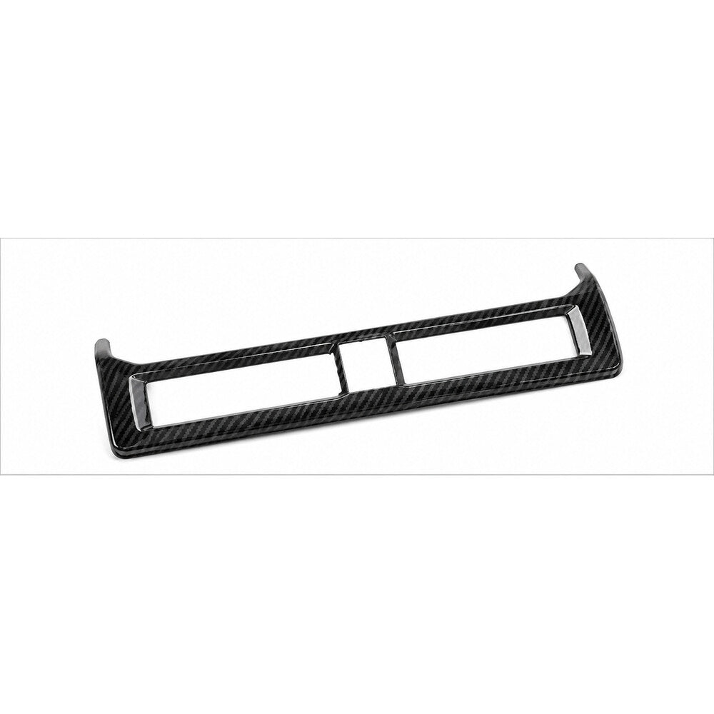 Carbon fibre look centre air vent trim for Mitsubishi Triton MV 2024