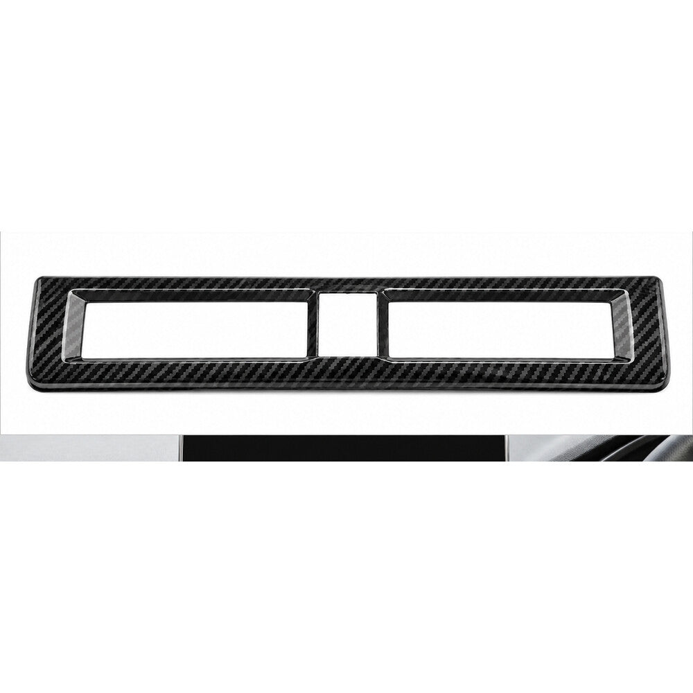 Gloss carbon fibre pattern Triton centre vent surround with hazard opening